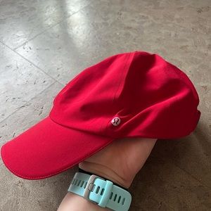 Lululemon fast and free run hat, red